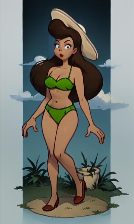 Brunette Beach Babe - Hey Arnold - 2000