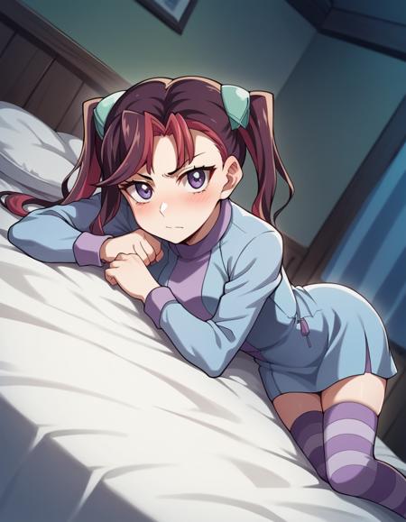 Ray Akaba (赤 (あか) 馬 (ば) レイ Akaba Rei) - Yu-Gi-Oh! Duel Monsters (遊☆戯☆王　デュエルモンスターズ) - COMMISSION W/ DATASET