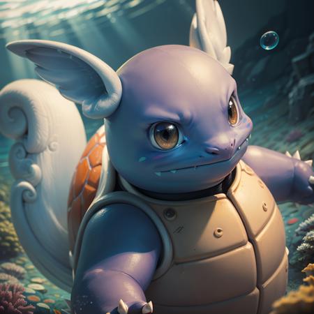 Wartortle (Pokemon) (Pokedex #0008) [Pony & SD1.5]