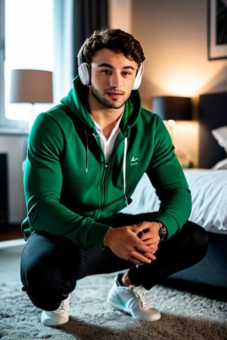 Jules Bouyer Paris Olympics French Swimmer SDXL
