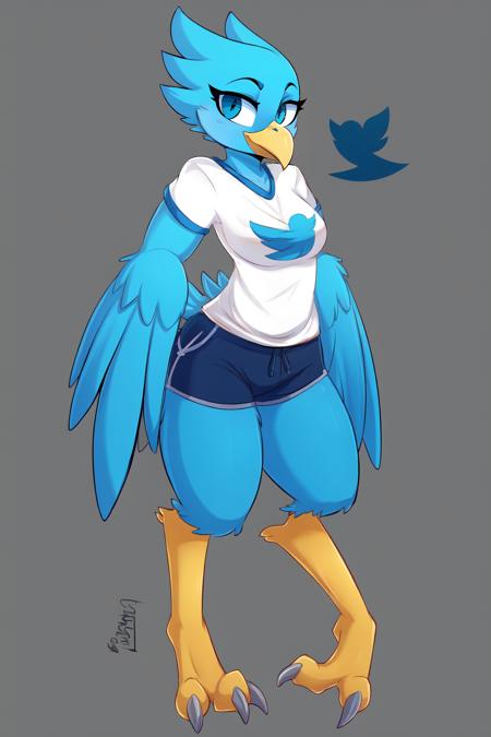 Twitter Bird (Anthro)