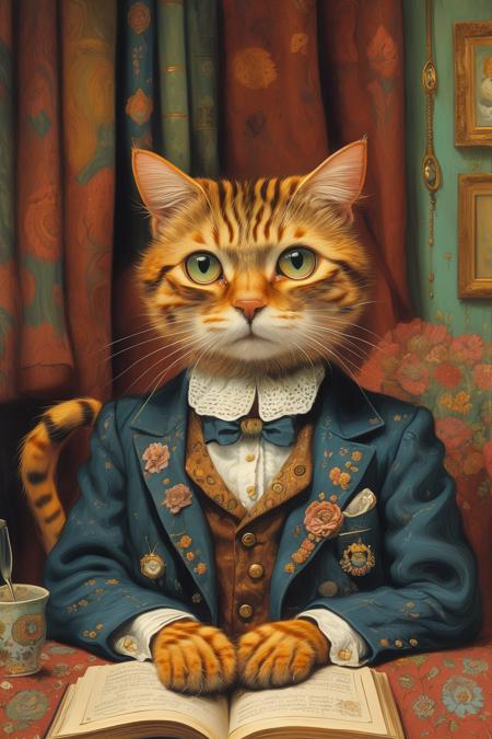 style of Louis Wain 120