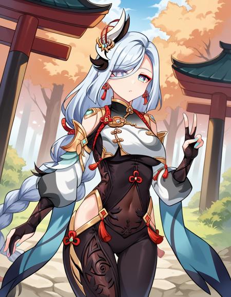 Shenhe (申鶴) (申鹤) - Genshin Impact (原神)