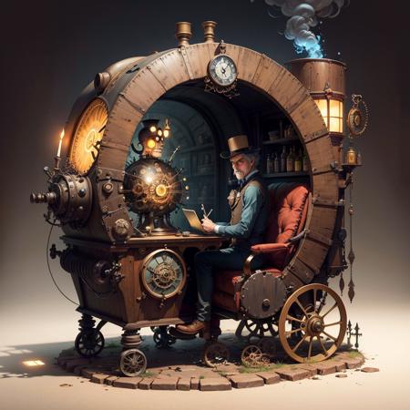 SteampunkAI [10MB] LoRA extraction