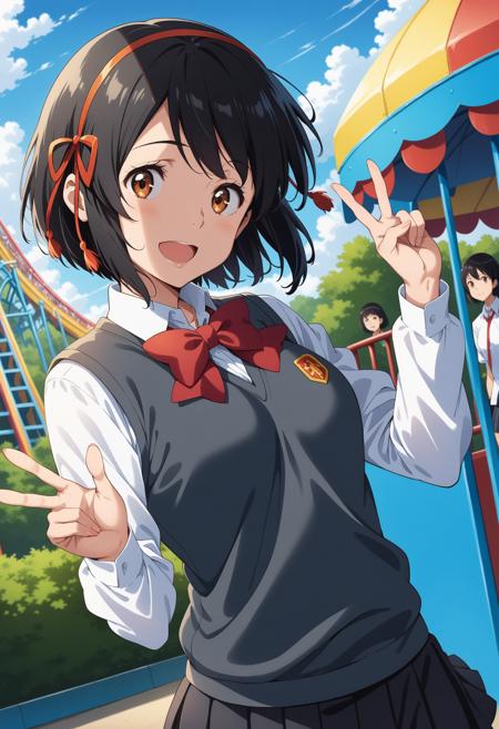 [Animagine] Miyamizu Mitsuha 宮水三葉 / Kimi no Na wa.