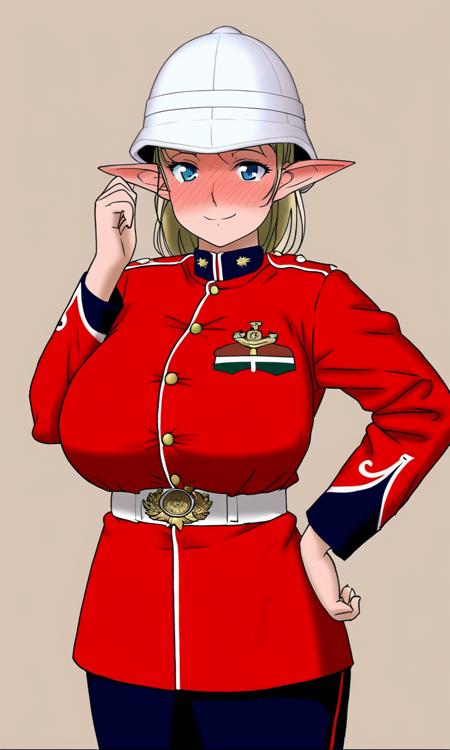 Red coat:british army uniform