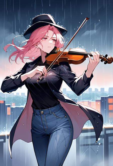 Playing Violin