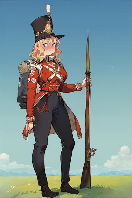 Red coat:british army uniform