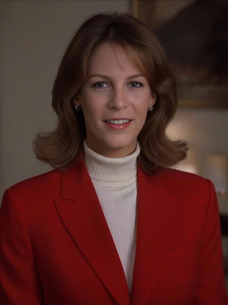 DM's Jamie Lee Curtis , SD1.5 + Laurie Strode SDXL model