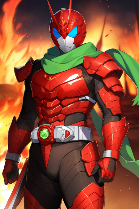 Kamen Rider LoRA (Type SHOWA)版本Now With Scarfs (ID: 94385)