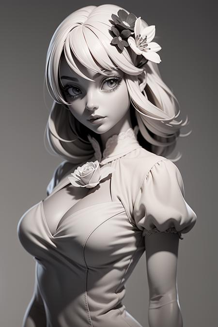 Clay Render Style/白模渲染风格