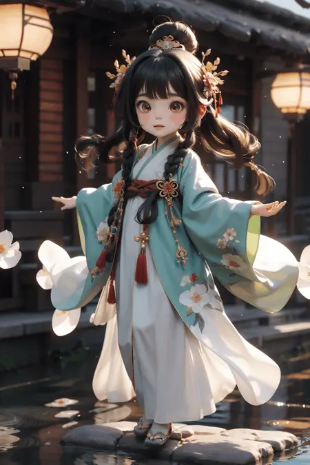 国风萌玩 | Chinese style cute doll版本v1.0_girl (ID: 116742)