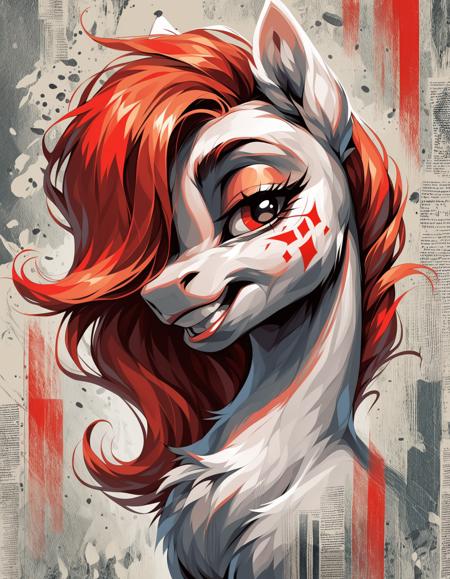 Modern abstracted portrait art (Style) [Pony XL]版本Modern abstracted portrait art (Style) [Pony XL] (Style)