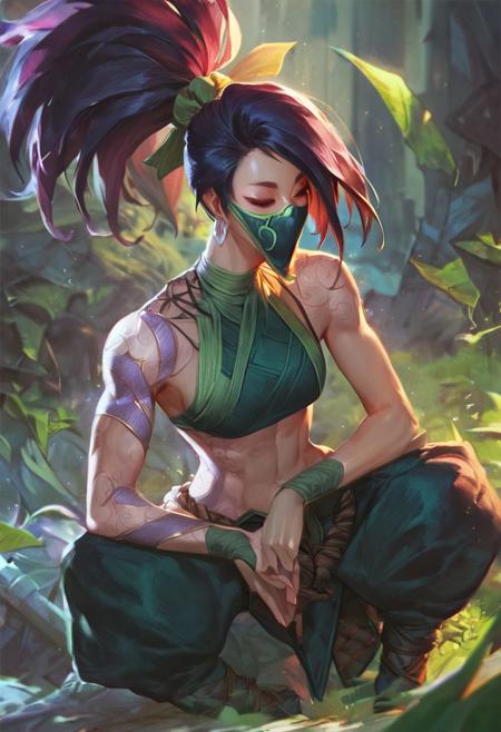 Akali - League of Legends - Pony diffusion