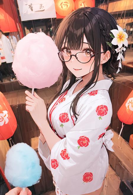 わたあめ cotton candy SDXL