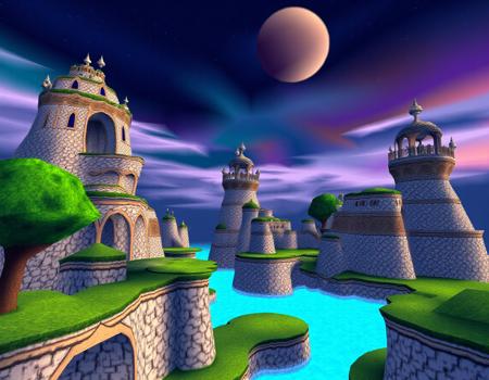 FLUX PS1 Spyro Worlds
