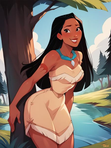 Pocahontas Disney Princess - SD 1.5 | XL PONY - by YeiyeiArt