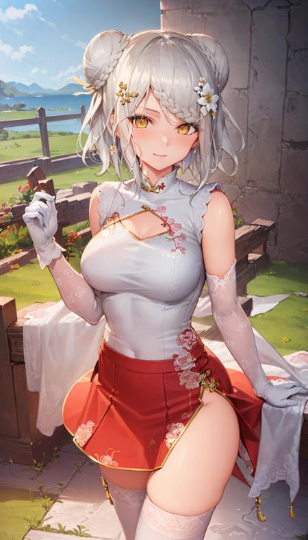 战舰少女r-重庆-曙光女神(Aurora)-绯衣金带服饰