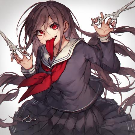 Toko Fukawa and Genocide Jack (Danganronpa; Trigger Happy Havoc) pdxl