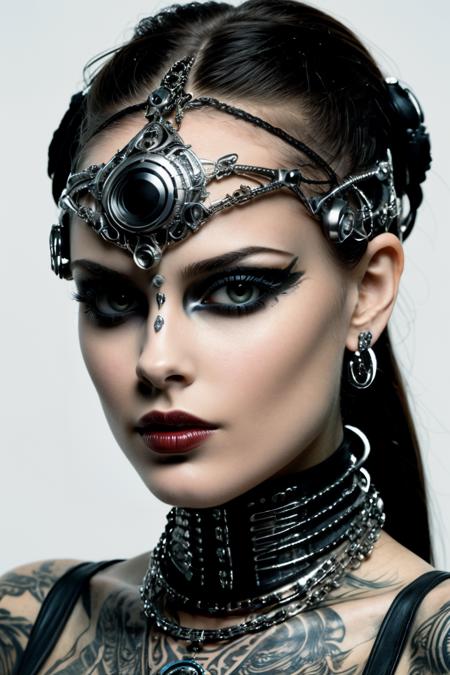 Cyberpunk Giger style