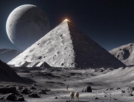 Unweathered Giza Pyramids