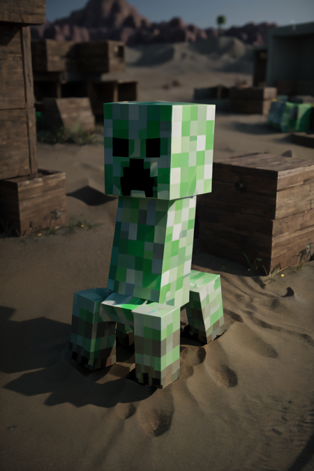 Minecraft Creeper版本SD1.5 v2 (ID: 561022)