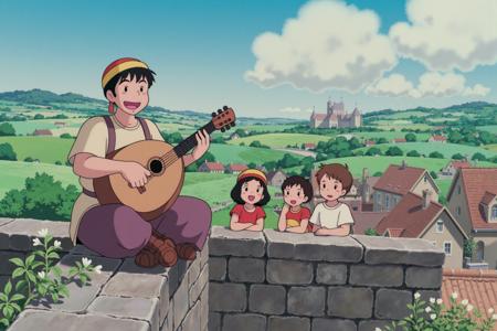 Kiki's Delivery Service (studio Ghibli style)