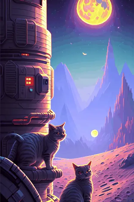 Pixel Art - trained with no data (animated gifs)版本v1.0 (ID: 78131)