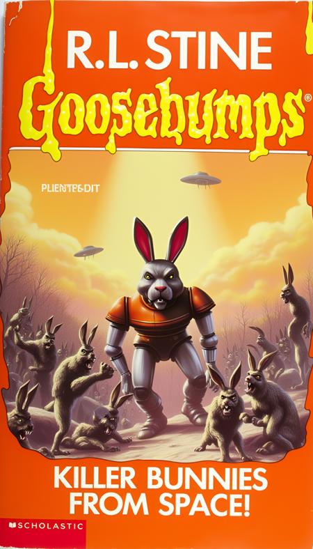 Goosebumps Book Cover Maker (Flux)