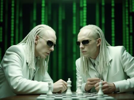 The twins - The Matrix Reloaded - Flux1.D & SDXL