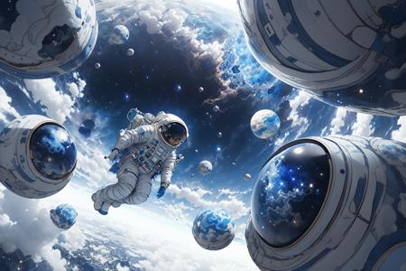 青花瓷宇宙 | Blue and White porcelain Universe | Chinese style Fantasy