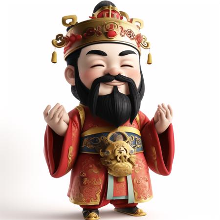 大峰3D卡通财神丨新年必备 God of Wealth  Chinese style
