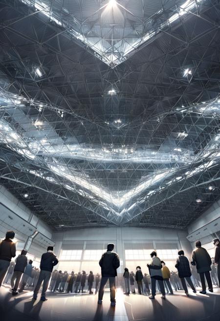東京ビッグサイト東展示場 / TokyoBigSight EASTHALL indoors SDXL版本SDXL_V1 (ID: 708673)