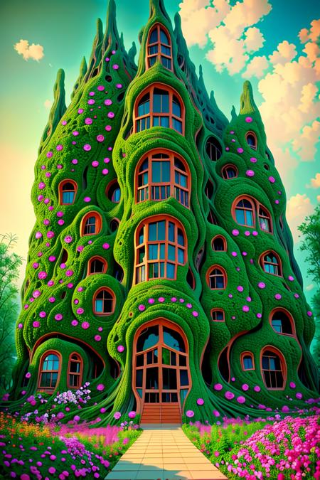 Goth Building Style - Lord of The Rings style house, castle or landscape (gothbuilding)