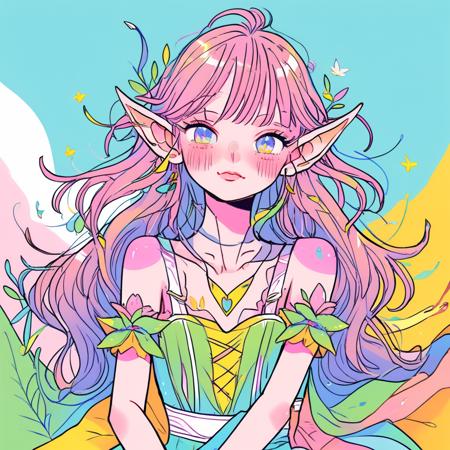 Chaotic Colorful Anime