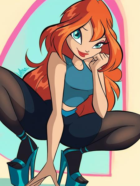 Bloom (Winx) PonyDiffusionXL