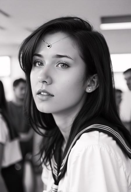 Monochrome portraiture