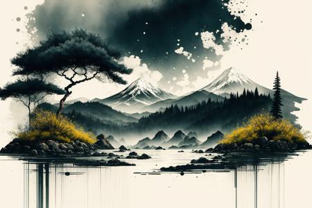 Ink scenery | 水墨山水