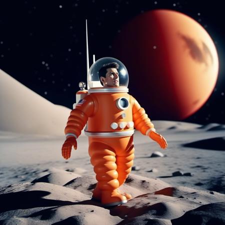 Tintin spacesuit - SDXL