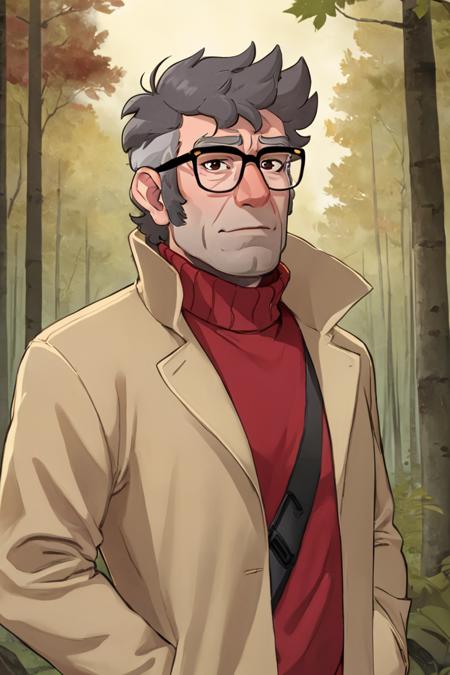 Stanford (Ford) Pines - Gravity Falls [LoRA]版本v1.0 (SDXL) (SDXL)