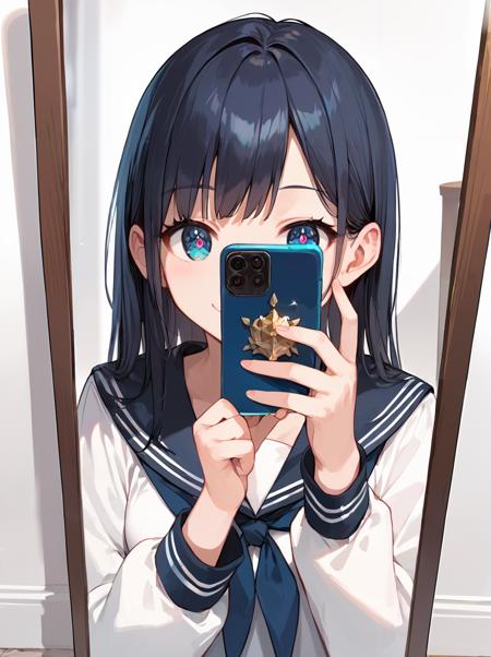 自撮り/selfie(illustrious,pony)版本v1.0 pony (ID: 958281)