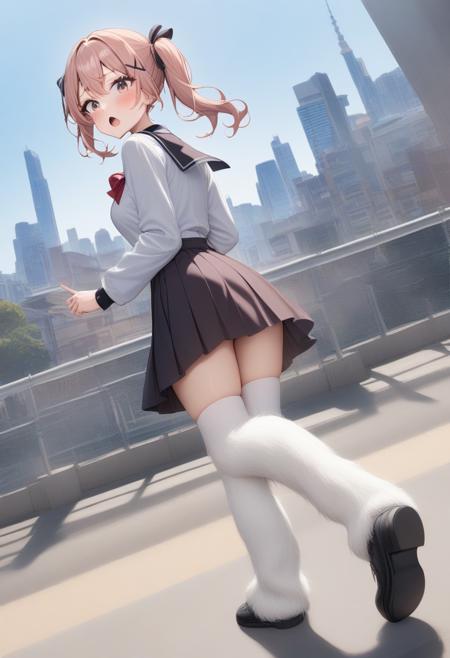 fur legwarmer / ファーレッグウォーマー / ファーソックス