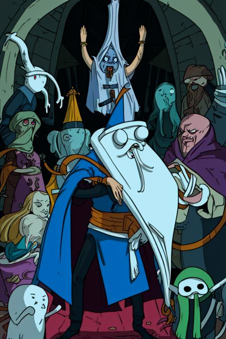 Adventure Time cartoon style