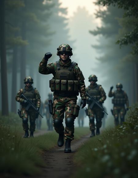 Camouflage Style [FLUX+SDXL]