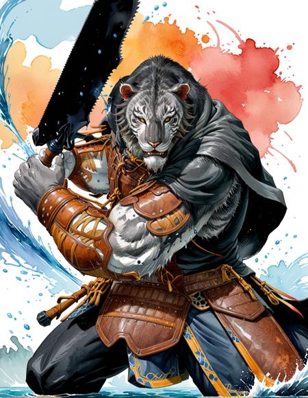 Yin Tiger | 寅虎 - Black Myth: Wukong (PDXL/SeaArtFurry)