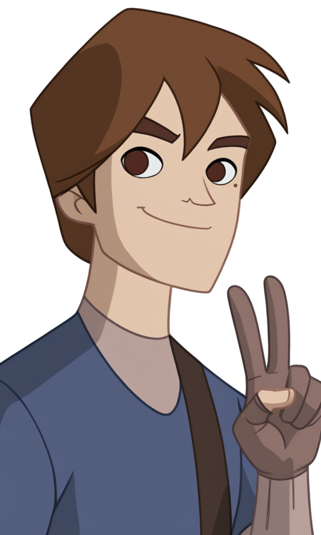 Peter parker from the spectacular spider man