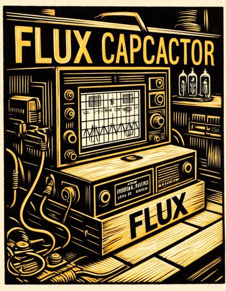 Eldritch Woodblock Print for Flux