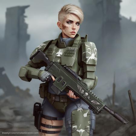 LasgunXL: Warhammer 40k Lasgun and Cadian SDXL LoRA