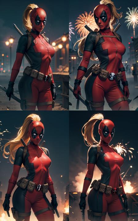 Lady Deadpool | 2 Outfits | Comic Character | ownwaifu