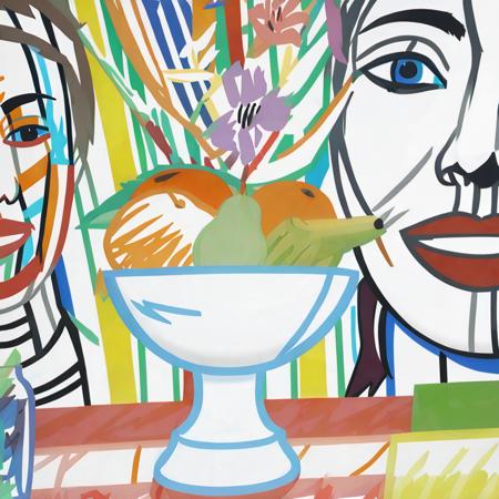 Tom Wesselmann SDXL 1.0 art style LoRA